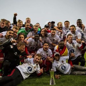 Fußballclub aus Östersund schafft Sensation gegen Galatasaray Die Helden von Östersund. Weitere Bilder auf https://www.instagram.com/ofkofficial/