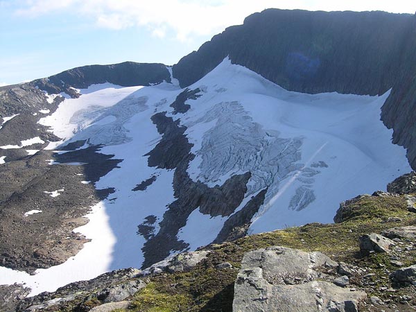 Der Helags-Gletscher. Foto: commons.wikimedia.org 