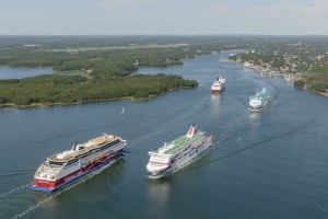 Der Hafen Mariehamn ist Ziel großer Touristen-Fähren. Foto: visitaland.com