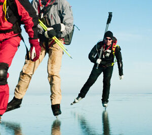 Schlittschuhwandern – ein erlebnisreicher Wintersport Geheimtipp Iceskating. Foto: Helena Wahlman/ imagebank.sweden.se