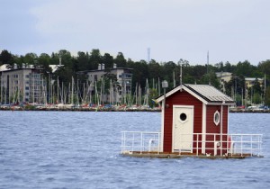 Das Hotel "Utter Inn" bietet eine etwas andere Unterkunft am Mälaren. Foto: Jennifer Gosch/ Västerås & Co