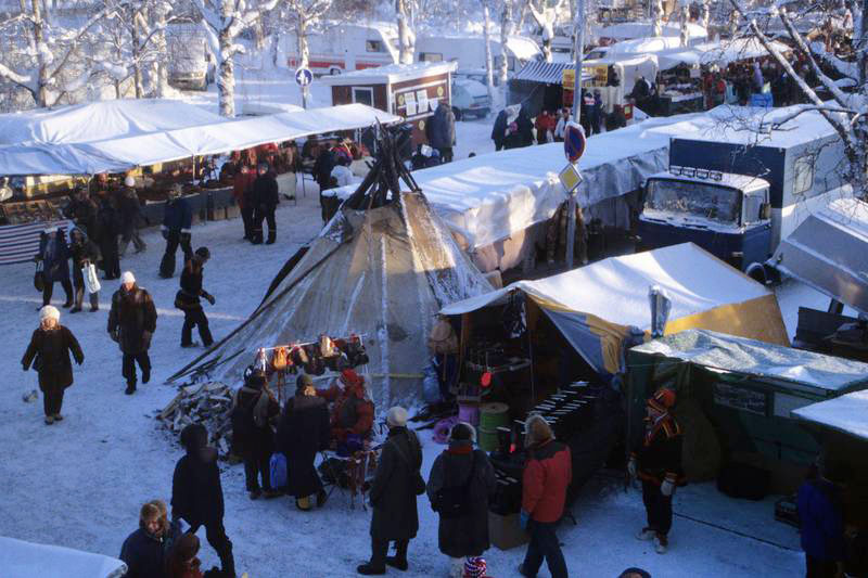 Erlebnis am Polarkreis: Der Jokkmokk Wintermarkt
