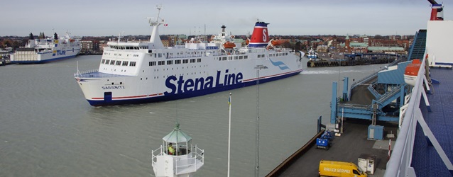 Der Fährhafen Trelleborg. Foto: Stena Line