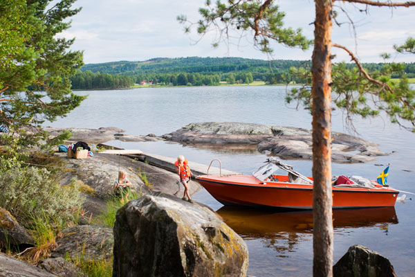 Sommerurlaub am See. Foto: Johan Willner/ imagebank.sweden.se