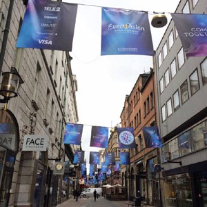 Schickes Stockholm bereit für den ESC stockholm