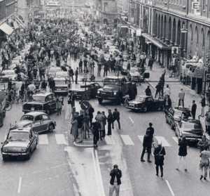„Höger Dag“ – der Tag an dem Schweden die Straßenseite wechselte