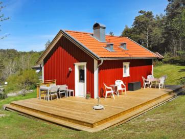 Haus mit rotem Dach in Orust
