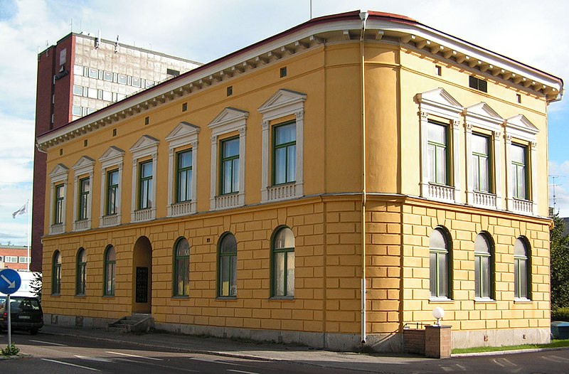 Gamla bankhuset – Die „Butterdose“ von Umeå