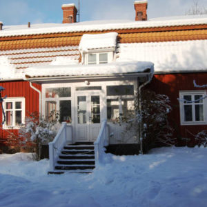 Kulturzentrum Astrid Lindgrens Näs unter neuer Regie Astrid Lindgrens Elternhaus Näs im Winterkleid. Foto: Astrid Lindgrens Näs.