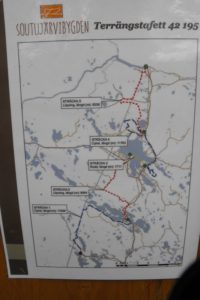 Terrängstaffet Die Einteilung der Strecke