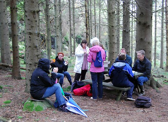 Fika im Wald