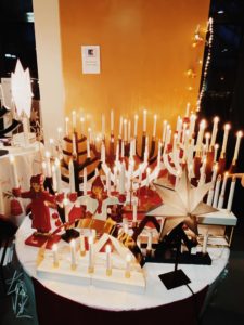Schwedische Weihnachtsbeleuchtung