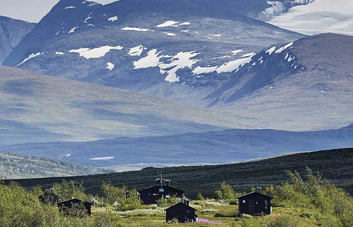 Hütten Lappland