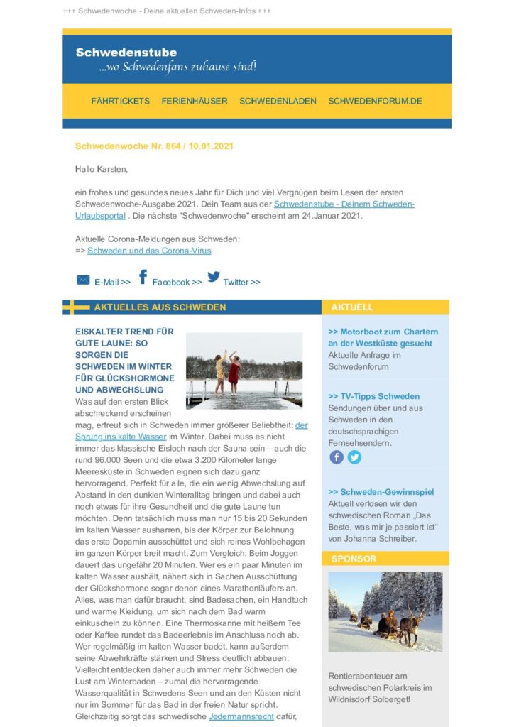 Schwedenwoche 100121