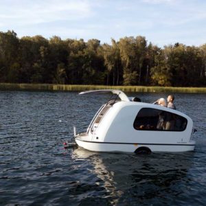 Sealander: Wohnmobil und Boot in einem Sealander Wasserfahrzeug
