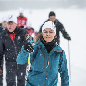 Victoria besucht Norrbotten auf Skiern Kronprinzessin Victoria Norrbotten