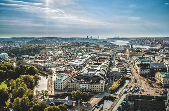Göteborg im Bau-Chaos