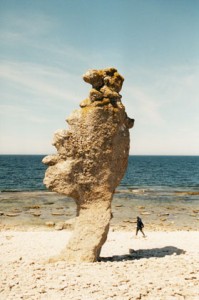 Bizarre Kalksteinformationen auf Gotland