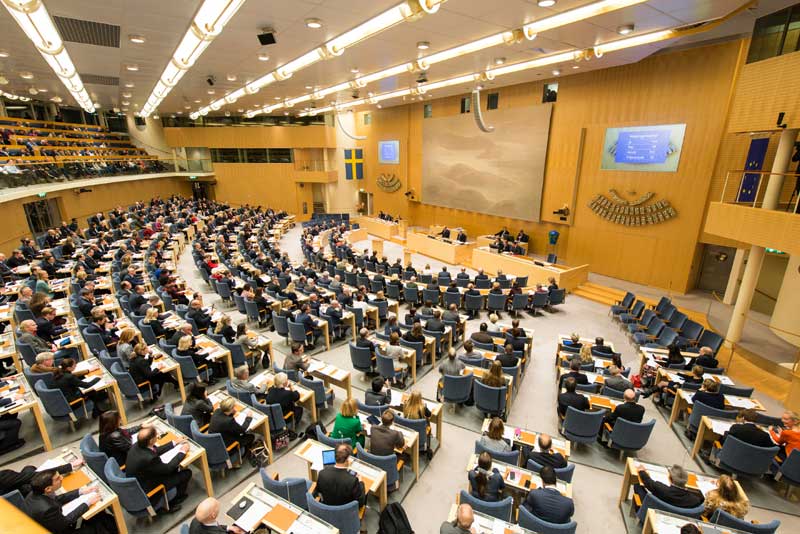 Riksdagen - parlament - Wahl