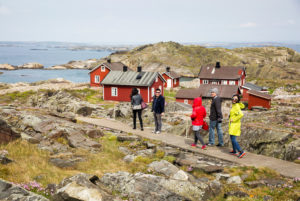 Touristen in Schweden