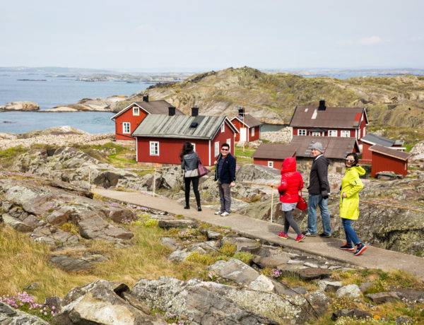 Touristen in Schweden