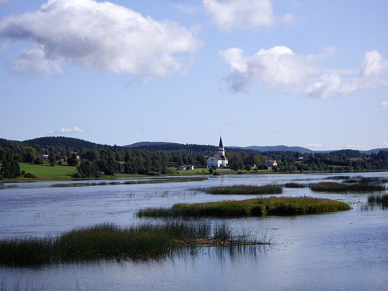 Ljungan in Medelpad Fränsta, Ljungan bildet Torpsjön