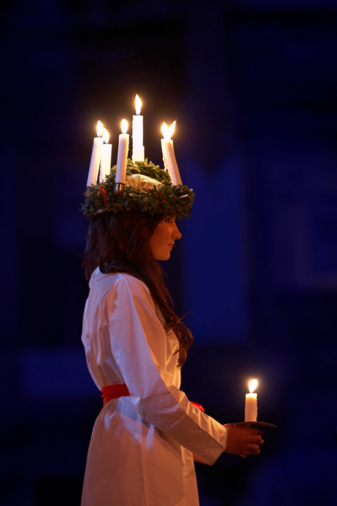 Lucia bringt Licht ins Dunkel. Foto: Ola Ericson/ imagebank.sweden.se