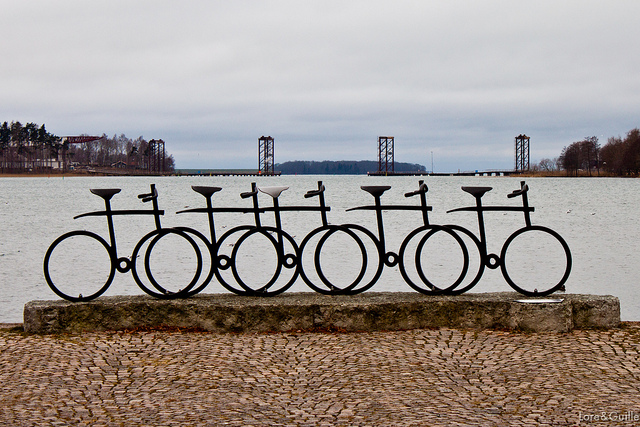 Das Fahrrad als Kunstobjekt, Motala. Foto: Lore & Guille /flickr.com (CC BY 2.0) 