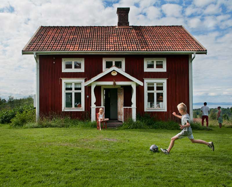 Traum und Tradition vieler Schweden. Ein Sommerhaus. Foto: Johan Willner, Imagebank Sweden.