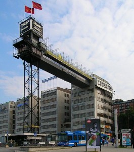 Katarinahissen im Stadteil Södermalm